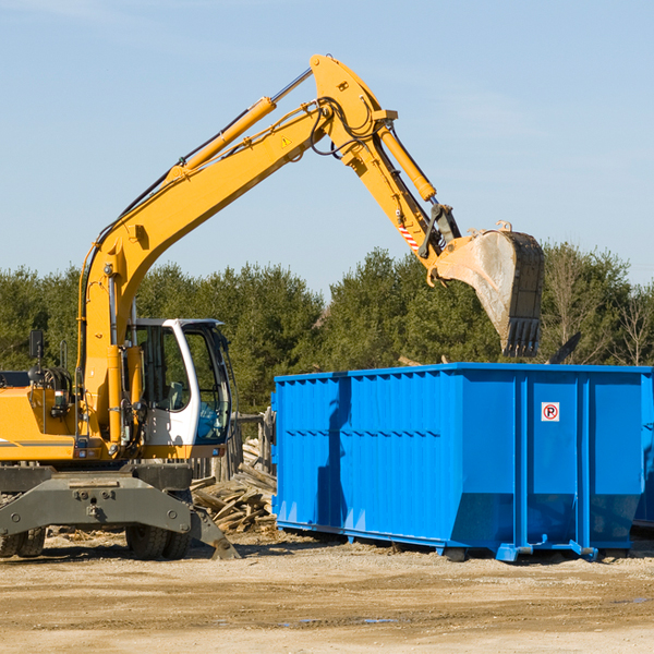 can i request a rental extension for a residential dumpster in Moorland